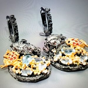 Certified Authentic Stones 925 Fine Sterling Silver